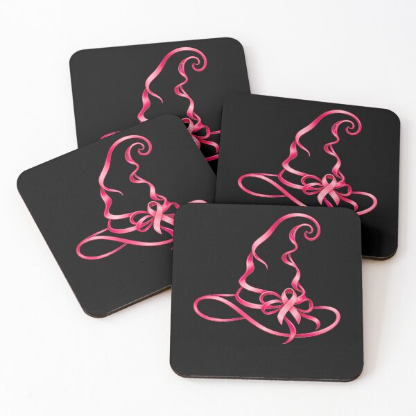 Item preview, Pink Ribbon Witch Hat Breast Cancer Halloween designed and sold by Trippy-Toad.