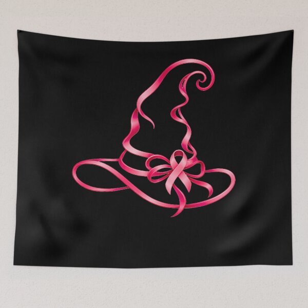 Item preview, Pink Ribbon Witch Hat Breast Cancer Halloween designed and sold by Trippy-Toad.