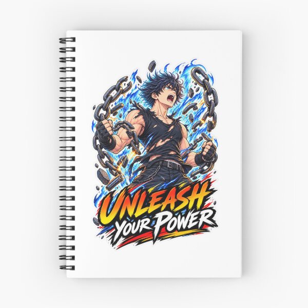 Item preview, Unleash Your Power-Anime Hero Breaking Chains designed and sold by carestazafeli.
