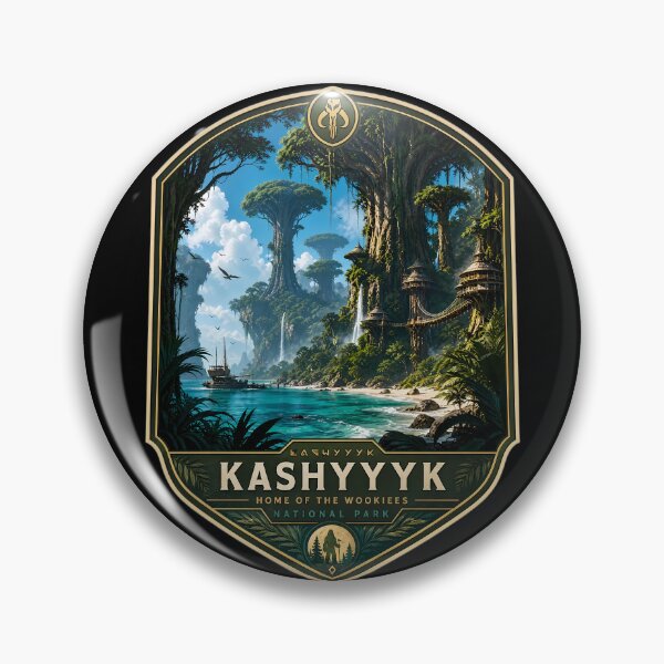 Item preview, Kashyyyk - National Park Nature Landscape designed and sold by FrontierCosmic.