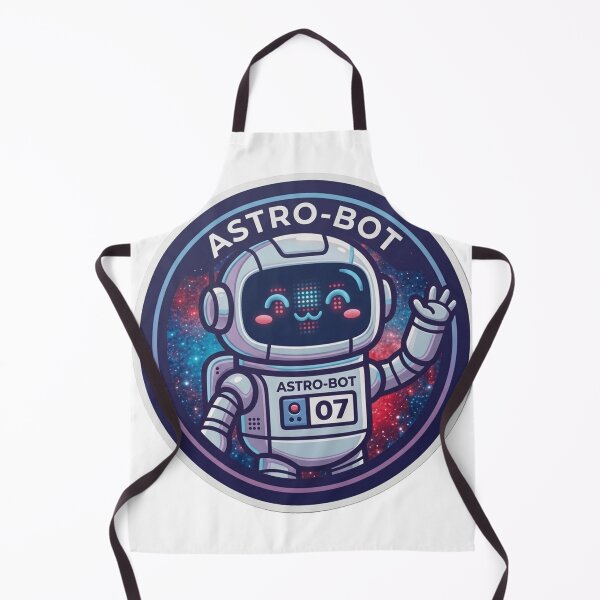 Item preview, Astro-Bot Retro Space Explorer designed and sold by LUM3RA.