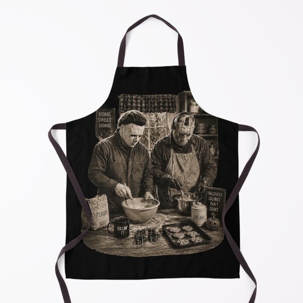 Item preview, Horror Icons Baking Cookies Funny designed and sold by MrDavidS59848.