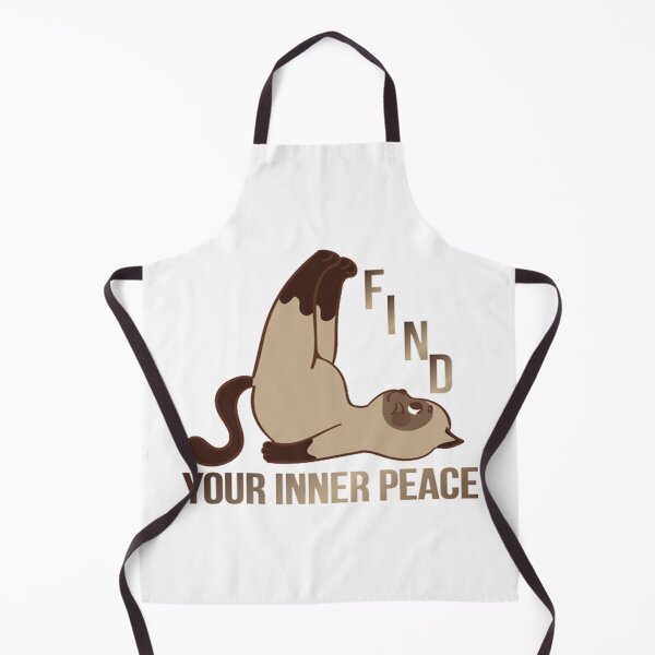 Item preview, Cute Yoga Cat Doing Shoulder Stand Pose Mindfulness Illustration designed and sold by Cuties bb.