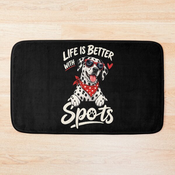 Item preview, Life Is Better With Spots – Cute Dalmatian Dog  designed and sold by SidTastic .
