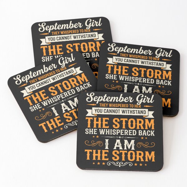 Item preview, September Girl They Whispered To Her I Am The Storm Funny designed and sold by Krwasatoune.