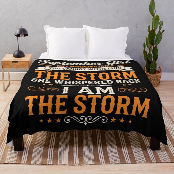 Item preview, September Girl They Whispered To Her I Am The Storm Funny designed and sold by Krwasatoune.