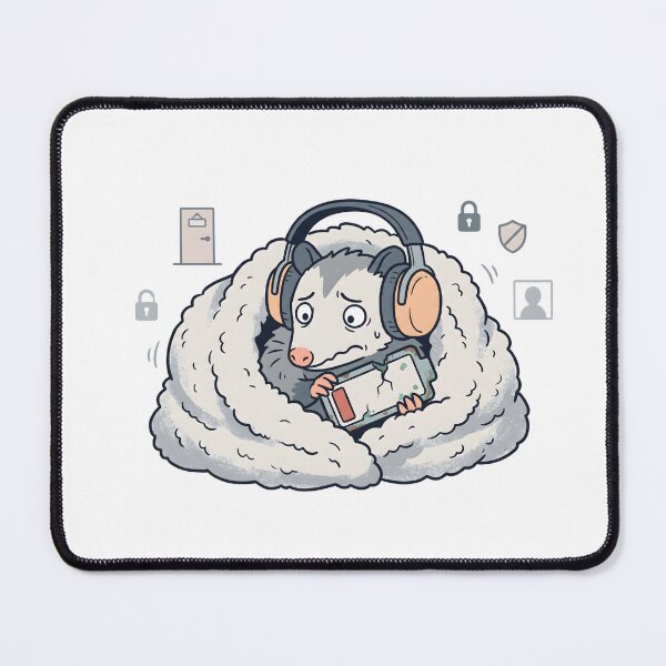 Item preview, Low Social Battery Introvert Opossum designed and sold by DownloSpace.