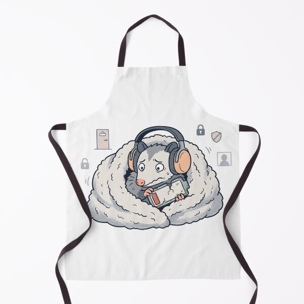 Item preview, Low Social Battery Introvert Opossum designed and sold by DownloSpace.