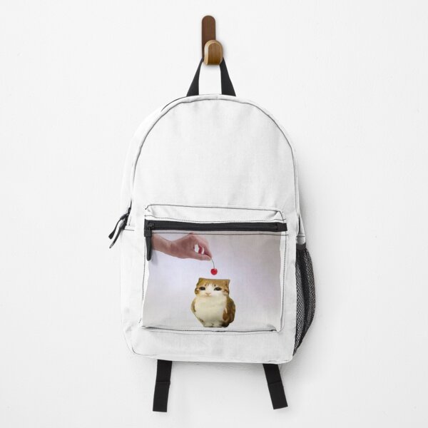 Item preview, Cute Meowl Cherry On Top Cat Owl Hybrid Funny Meme Art designed and sold by BrontesWhimsyStore.