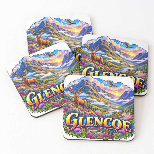 Item preview, Glencoe Scotland – Dramatic Highlands Valley & Scenic Road designed and sold by ChicClicker.