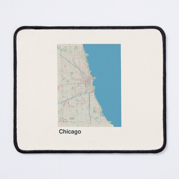 Item preview, Chicago Minimalistic Map Art designed and sold by MapsNerd.