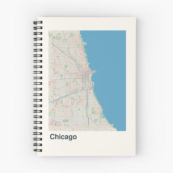 Item preview, Chicago Minimalistic Map Art designed and sold by MapsNerd.