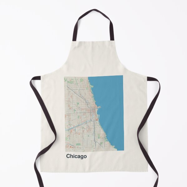 Item preview, Chicago Minimalistic Map Art designed and sold by MapsNerd.