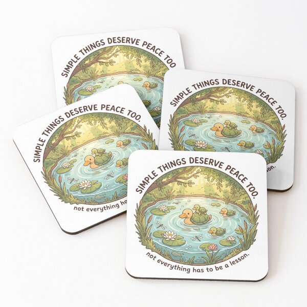 Item preview, Turtle Duck Pond Peaceful Scene designed and sold by LunaMarkos.
