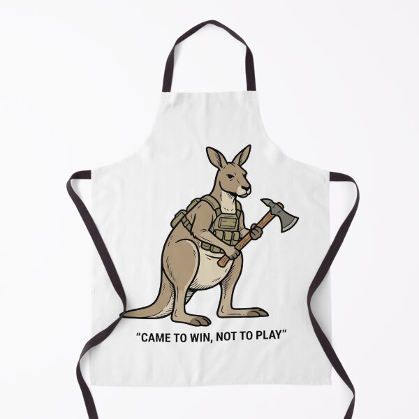 Item preview, Tactical Kangaroo Came To Win Not To Play Funny Australia Combat Tomahawk Axe Humor designed and sold by raedattia.
