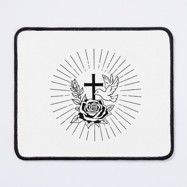 Item preview, Cross, Rose and Dove designed and sold by PamLeeDesign.
