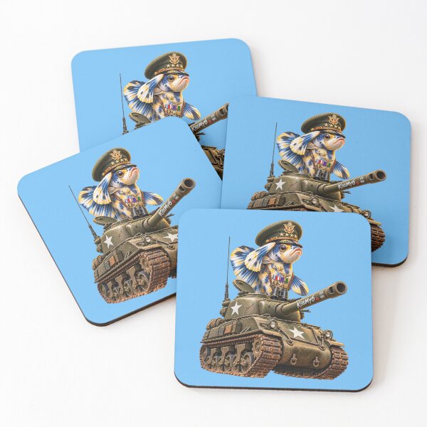 Item preview, Fish Tank – Betta General Commanding a Sherman Tank designed and sold by KissMy6 Industries.