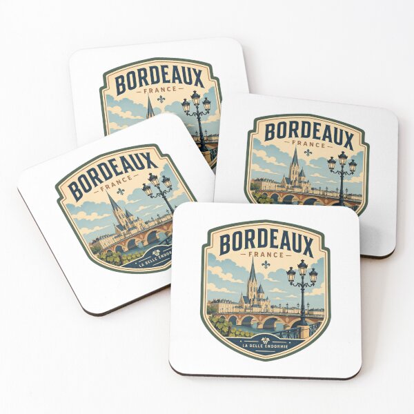 Item preview, Bordeaux France La Belle Endormie City Travel Souvenir designed and sold by Star3NowForMe.