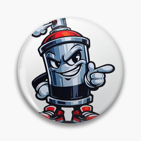 Item preview, Urban Spray Paint Can Mascot Cartoon designed and sold by Creatby7030.