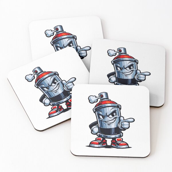 Item preview, Urban Spray Paint Can Mascot Cartoon designed and sold by Creatby7030.