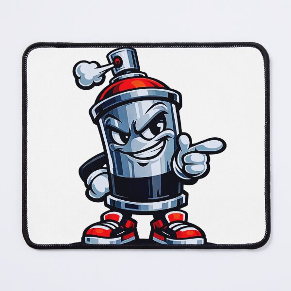 Item preview, Urban Spray Paint Can Mascot Cartoon designed and sold by Creatby7030.