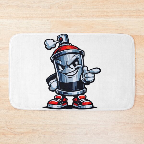 Item preview, Urban Spray Paint Can Mascot Cartoon designed and sold by Creatby7030.