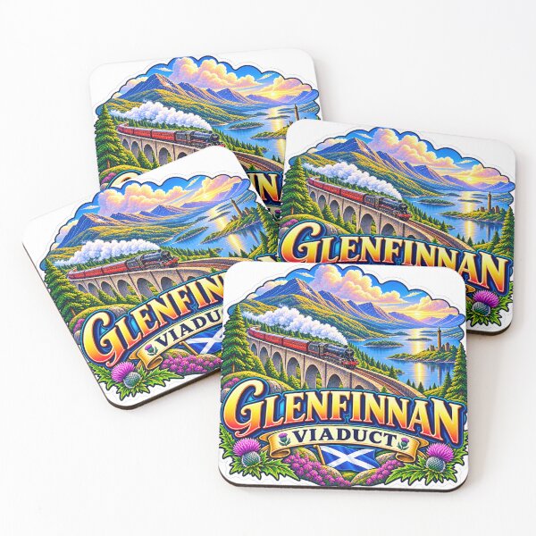 Item preview, Glenfinnan Viaduct – Scottish Highlands Steam Train Adventure designed and sold by ChicClicker.