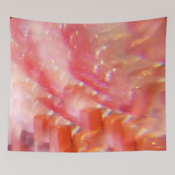 Item preview, Rose Quartz Harmony: Nurturing Energy and Intimacy Macro Abstract Art designed and sold by ElionSolis.