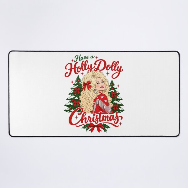 Item preview, Have A Holly Dolly Christmas designed and sold by BeulahOrtiz.