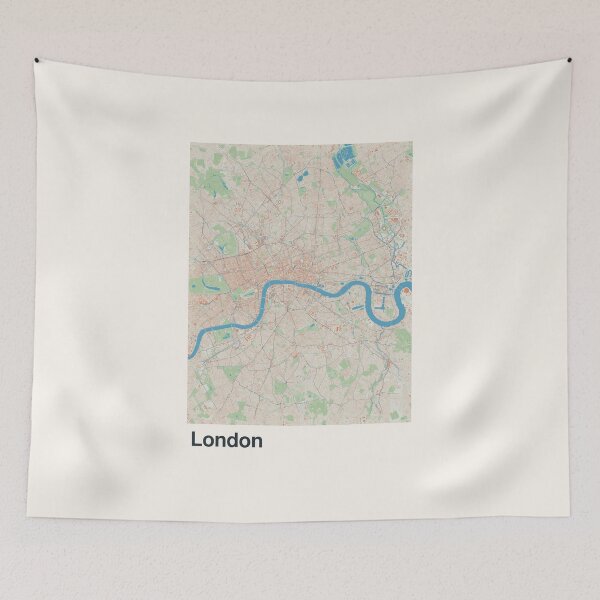 Item preview, London Minimalistic Map Art designed and sold by MapsNerd.