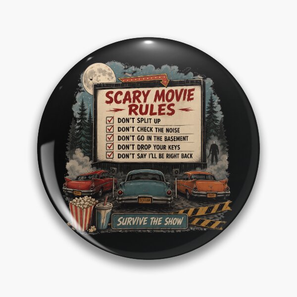 Item preview, Scary Movie Rules Drive-In Vintage designed and sold by MrDavidS59848.