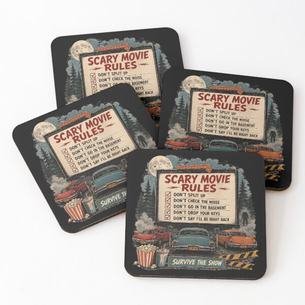Item preview, Scary Movie Rules Drive-In Vintage designed and sold by MrDavidS59848.