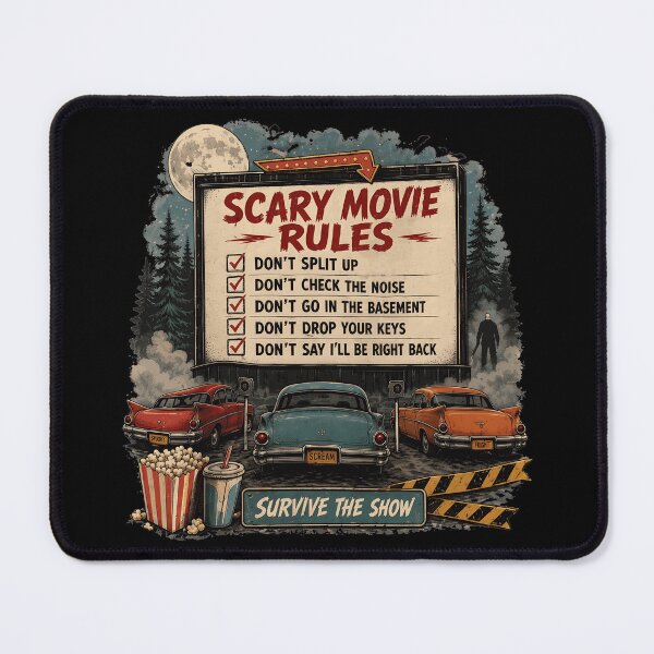Item preview, Scary Movie Rules Drive-In Vintage designed and sold by MrDavidS59848.