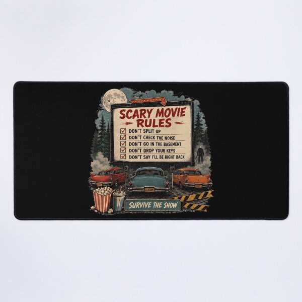 Item preview, Scary Movie Rules Drive-In Vintage designed and sold by MrDavidS59848.