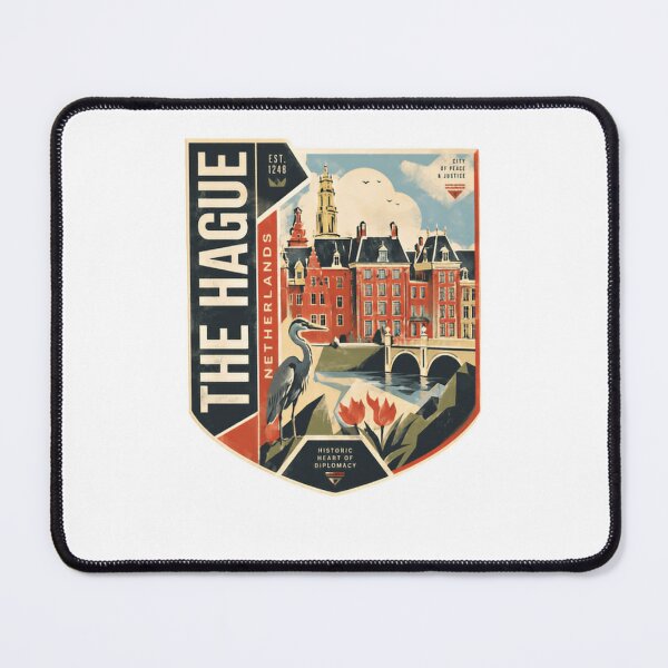 Item preview, The Hague Netherlands City Of Peace & Justice Historic Heart Of Diplomacy European Travel Souvenir designed and sold by Star3NowForMe.