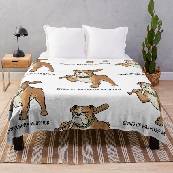 Item preview, Tactical Bulldog Giving Up Was Never An Option Funny English Bulldog Baseball Bat Humor designed and sold by raedattia.
