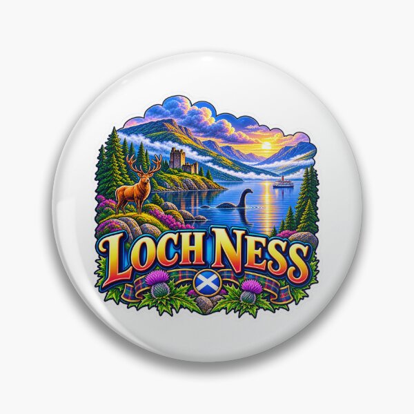 Item preview, Loch Ness Scotland – Nessie, Highlands & Legendary Lake designed and sold by ChicClicker.