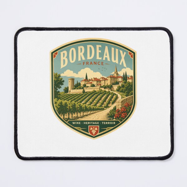 Item preview, Bordeaux France Wine Heritage Terroir French Wine Lover designed and sold by Star3NowForMe.