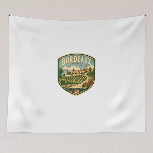 Item preview, Bordeaux France Wine Heritage Terroir French Wine Lover designed and sold by Star3NowForMe.