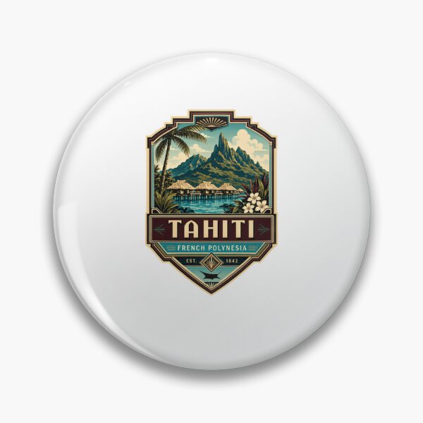 Item preview, Tahiti French Polynesia Island Travel Vacation Souvenir designed and sold by Star3NowForMe.