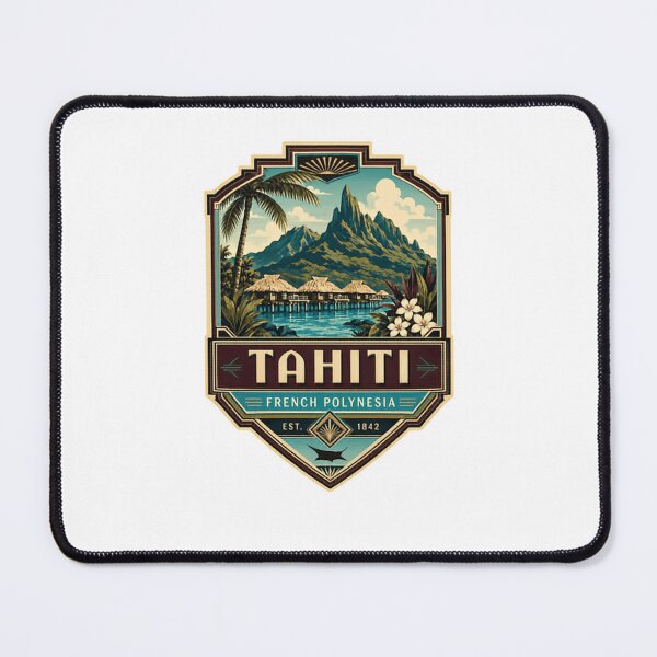 Item preview, Tahiti French Polynesia Island Travel Vacation Souvenir designed and sold by Star3NowForMe.