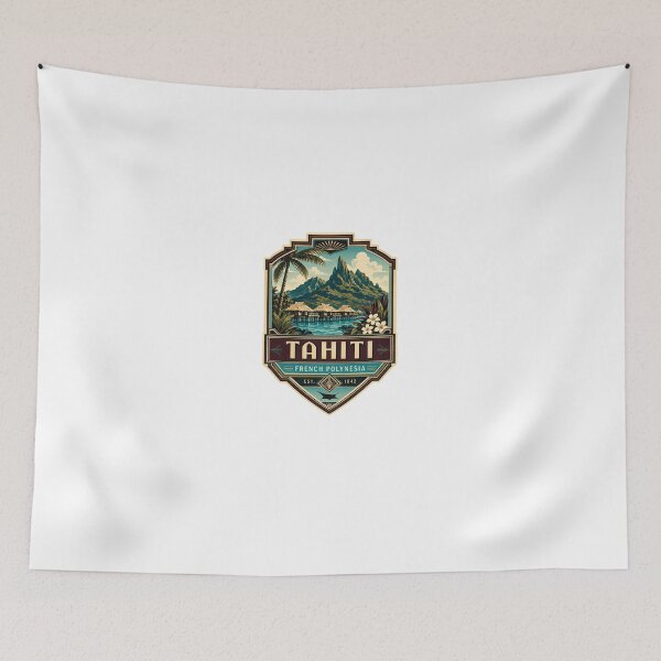 Item preview, Tahiti French Polynesia Island Travel Vacation Souvenir designed and sold by Star3NowForMe.