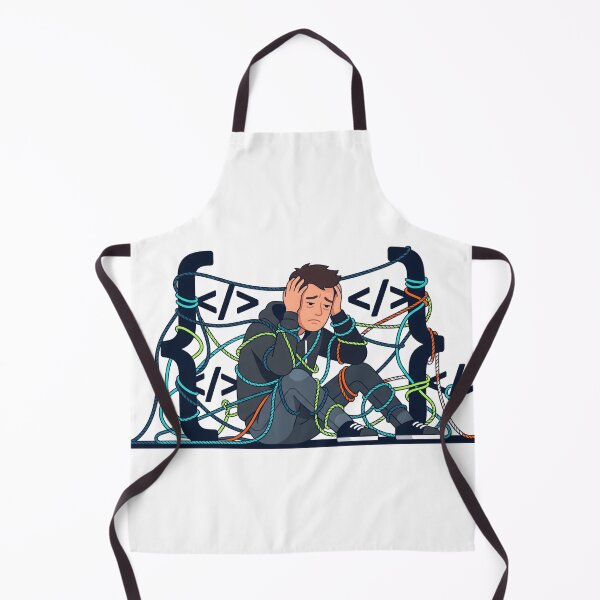 Item preview, Tangled in Spaghetti Code Programmer Burnout designed and sold by DownloSpace.