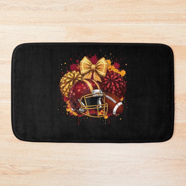 Item preview, Maroon Game Day Team High School Football Cheer Mom Gold designed and sold by Krwasatoune.