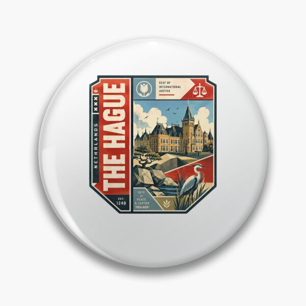 Item preview, The Hague Netherlands Est 1248 Seat Of International Justice City Of Peace And Justice Travel Souvenir designed and sold by Star3NowForMe.