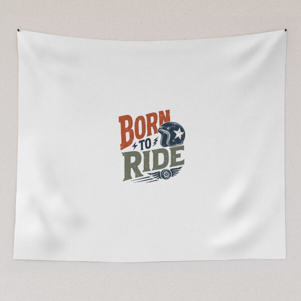 Item preview, Born To Ride Motorcycle Rider Biker Lifestyle designed and sold by HumansStuck12.