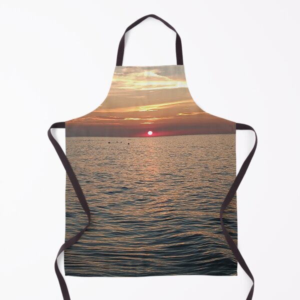 Item preview, Perfect Crimson Sunset over Rippled Mediterranean Sea designed and sold by EpicVistas.