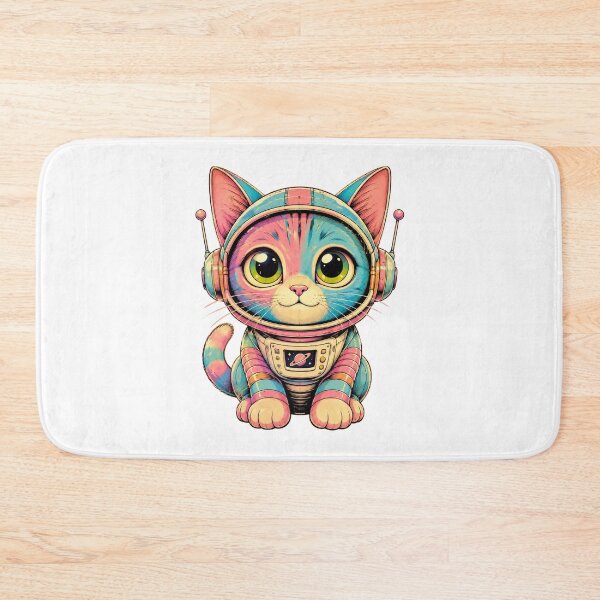 Item preview, Cute Smiling Cat - Adorable Happy Kitten Art designed and sold by BeardWave.