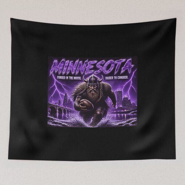 Item preview, Minnesota Football Viking Warrior Art designed and sold by jakaylinras.