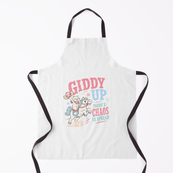 Item preview, Giddy Up There's Chaos To Spread Funny Cat Western Horse Rider designed and sold by HumansStuck12.
